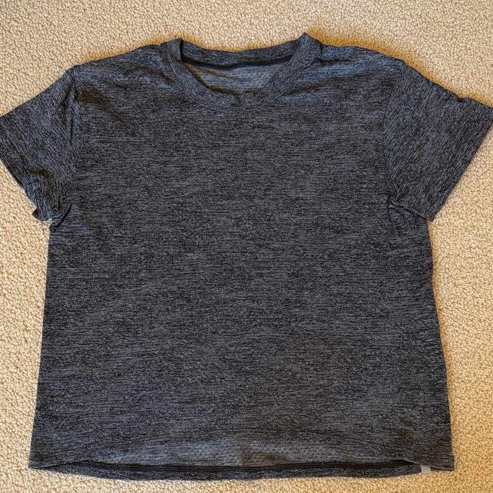 Lululemon Athletica Charcoal Short Sleeve Tee